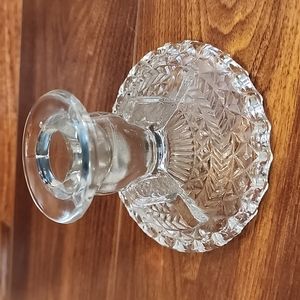 Anchor Hocking Stars and Laurel plass candle holder